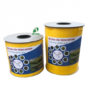 BẪY DÍNH CÔN TRÙNG BIO TRAP - CUỘN KEO 2 MẶT BẪY CÔN TRÙNG MÀU VÀNG Kích thước 15cm x 100m, 20cm x 100m ( Màu Vàng )